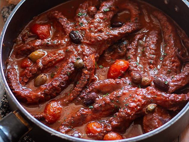 Polpo alla Luciana